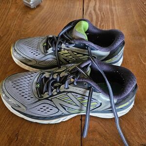 New Balance Mens Size 8.5 860v7 TruFuse Running Shoes Gray/Blue Sneakers